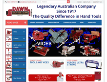 Tablet Screenshot of dawntools.com.au